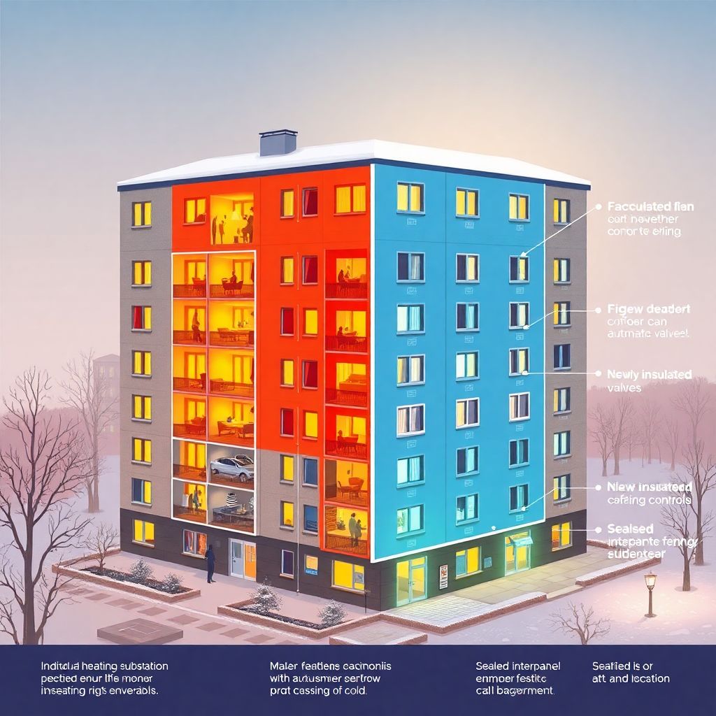 Стимулирующие меры для снижения расходов на тепло в многоквартирных домах