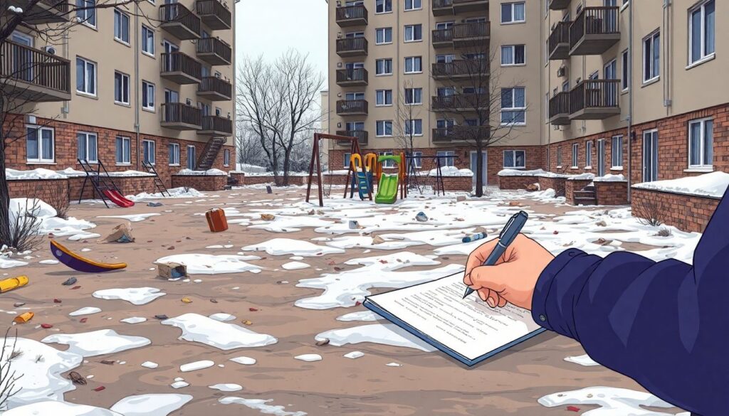 Обязанности УК по благоустройству придомовой территории: что следует проверить - иллюстрация